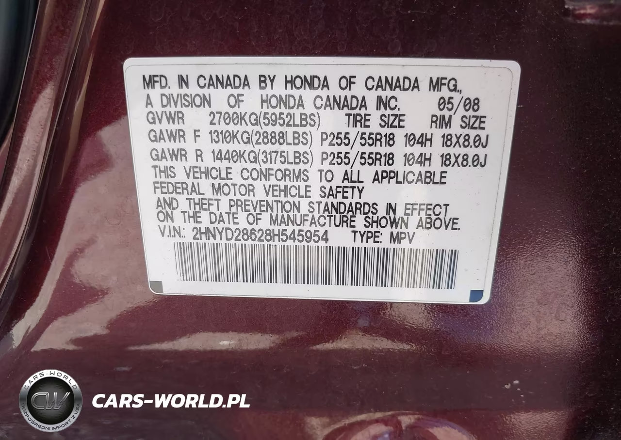 2008 Acura Mdx Technology Package VIN:2HNYD28628H545954 - 9