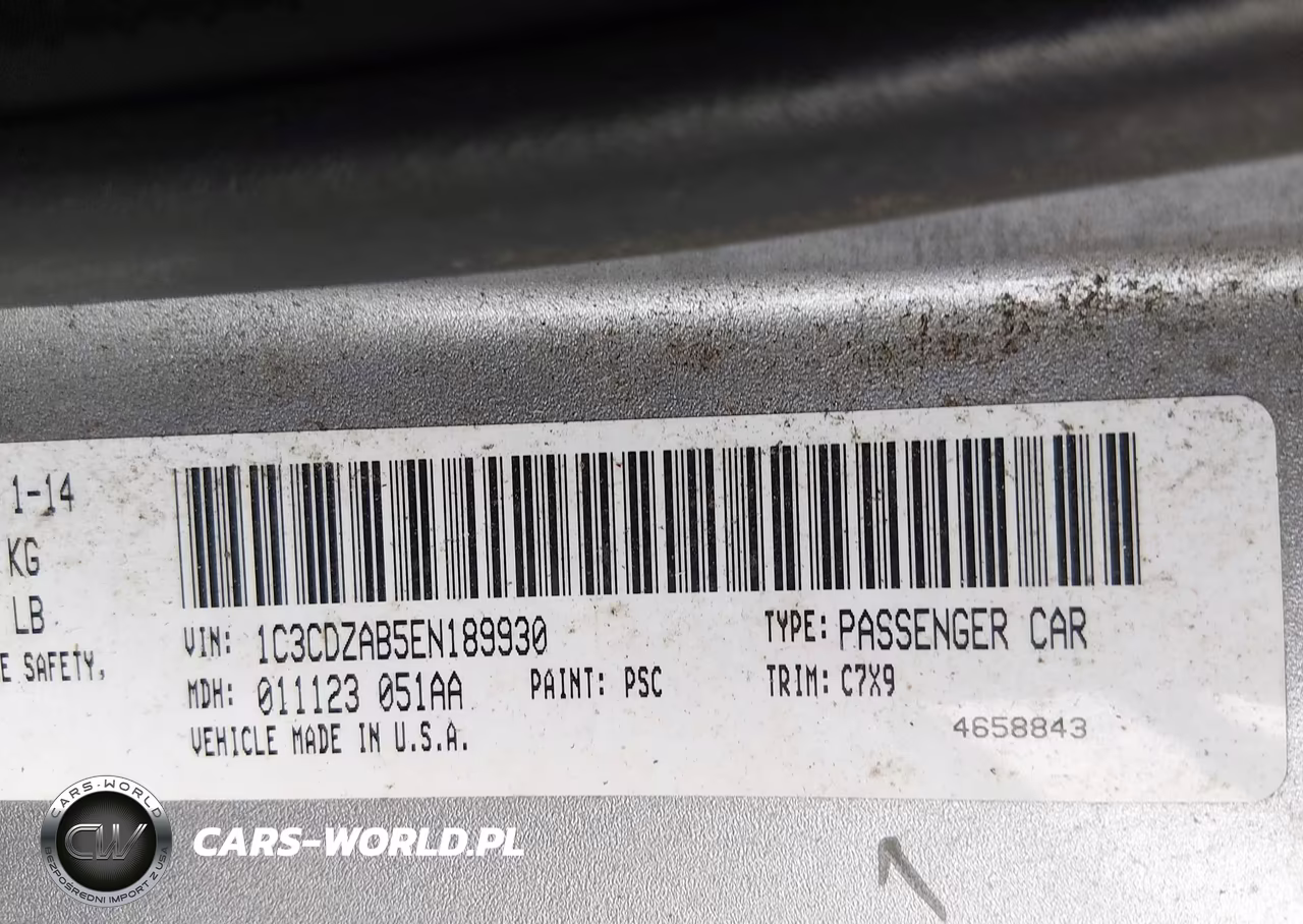 2014 Dodge Avenger Se VIN:1C3CDZAB5EN189930 - 9