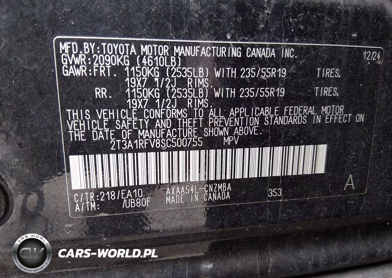 2025 Toyota Rav4 Xle Premium VIN:2T3A1RFV8SC500755 - 9
