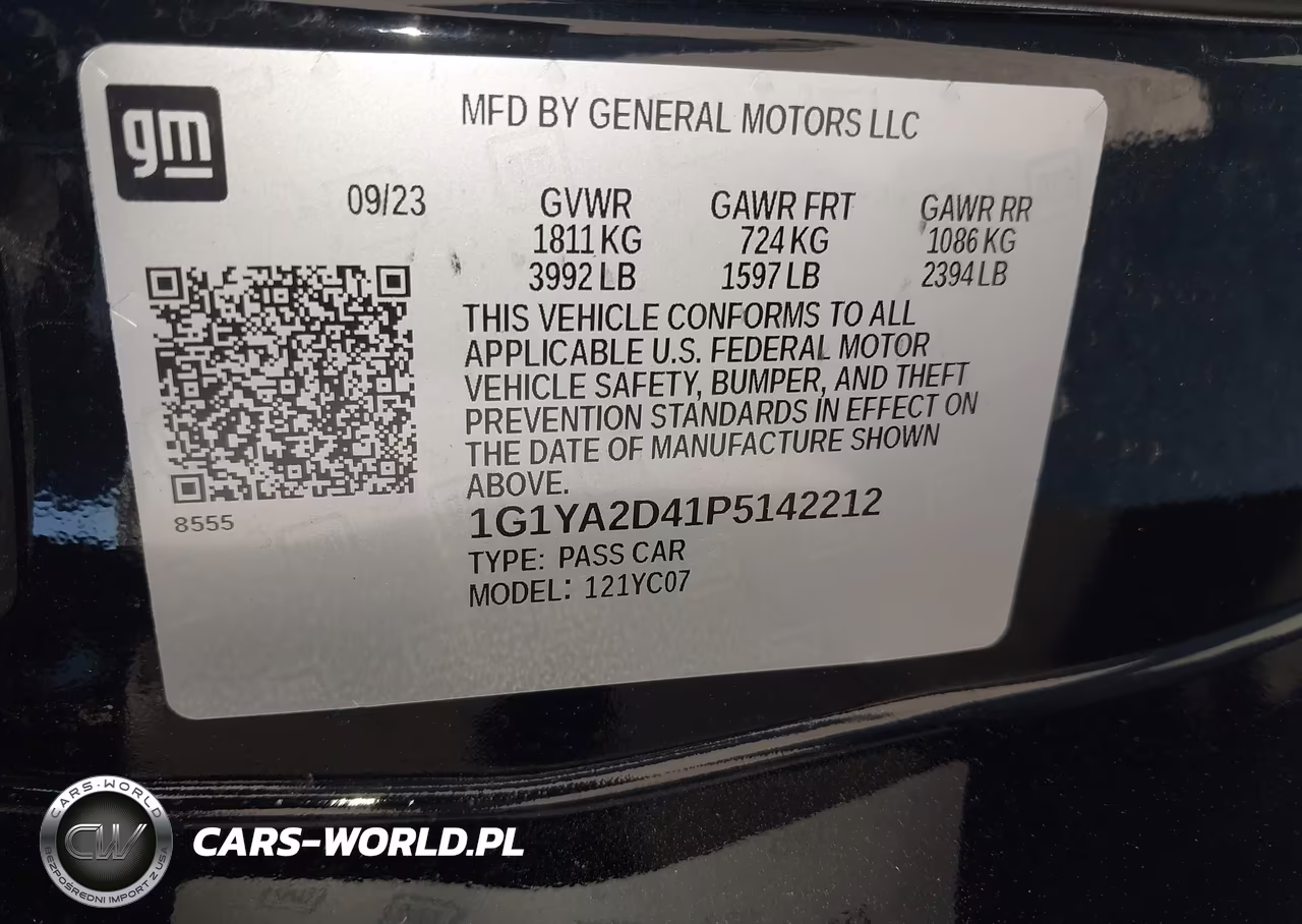 2023 Chevrolet Corvette Stingray Rwd 1Lt VIN:1G1YA2D41P5142212 - 9