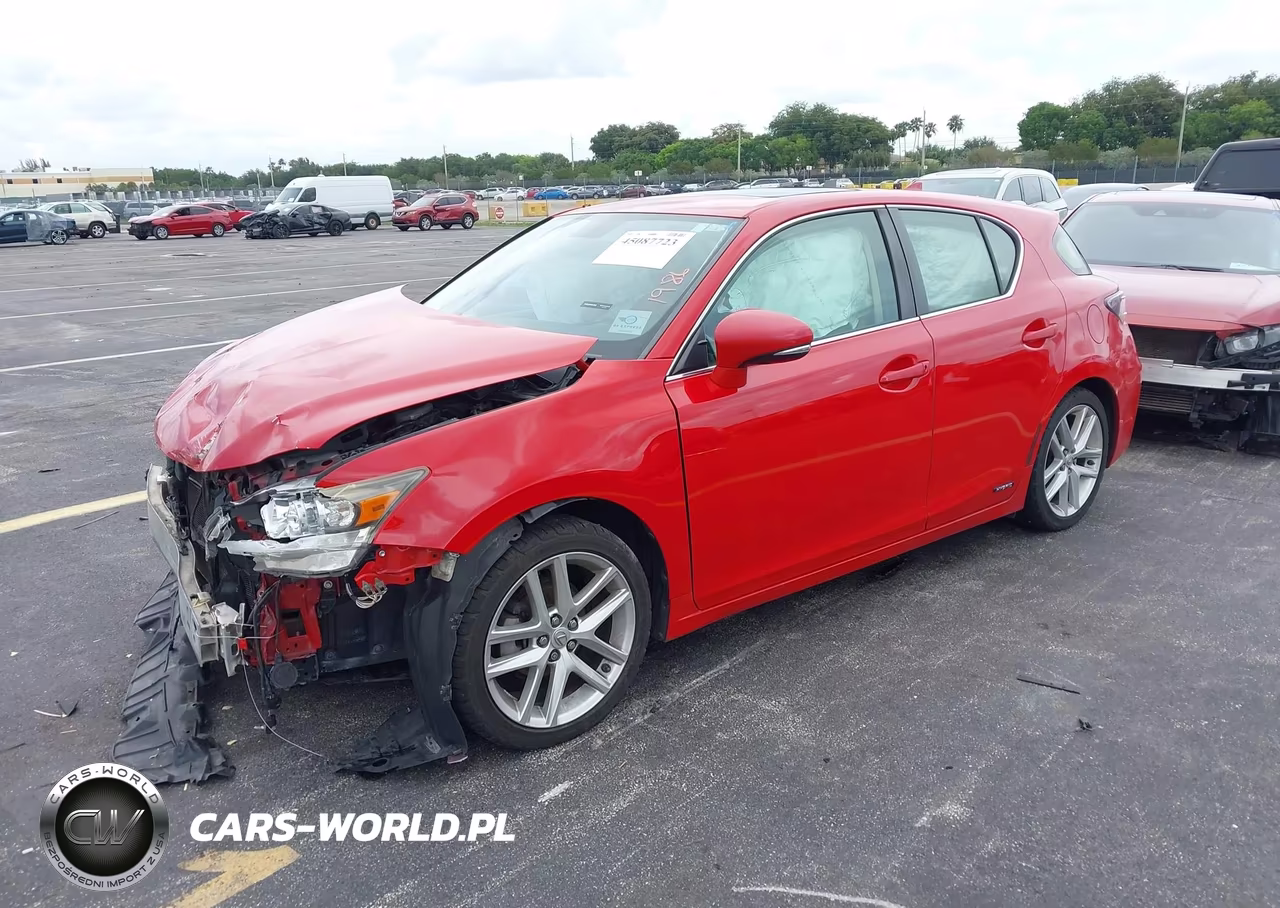2014 Lexus Ct 200H VIN:JTHKD5BH2E2201986 - 2