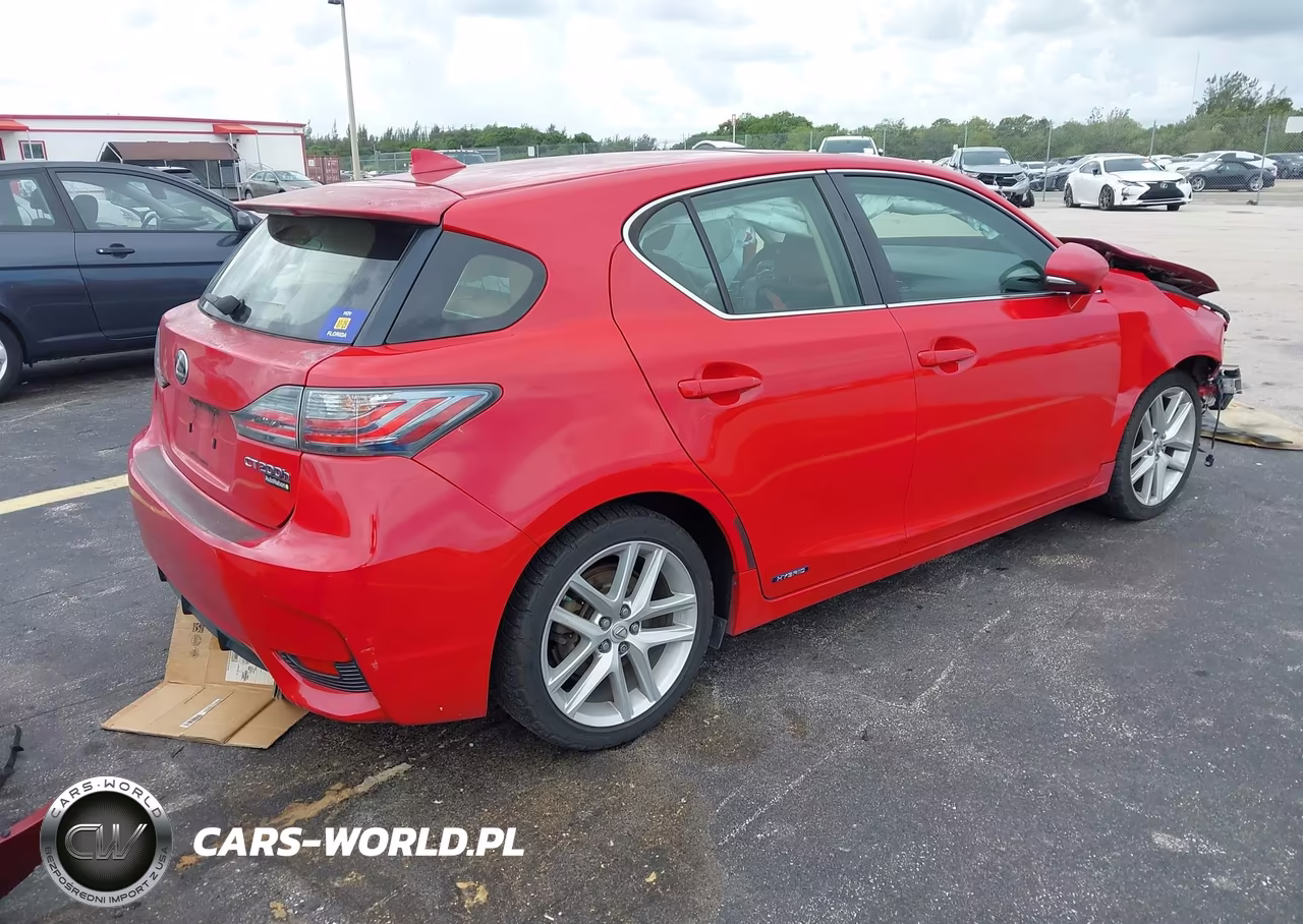 2014 Lexus Ct 200H VIN:JTHKD5BH2E2201986 - 4