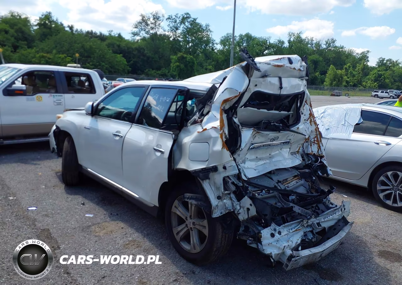 2012 Toyota Highlander Limited V6 VIN:5TDYK3EH9CS061409 - 3