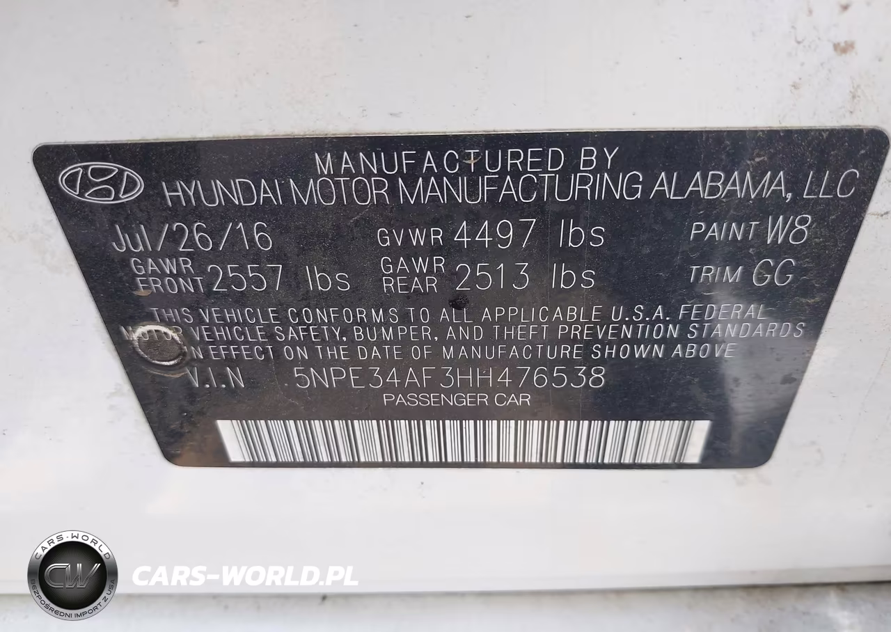 2017 Hyundai Sonata Limited VIN:5NPE34AF3HH476538 - 9