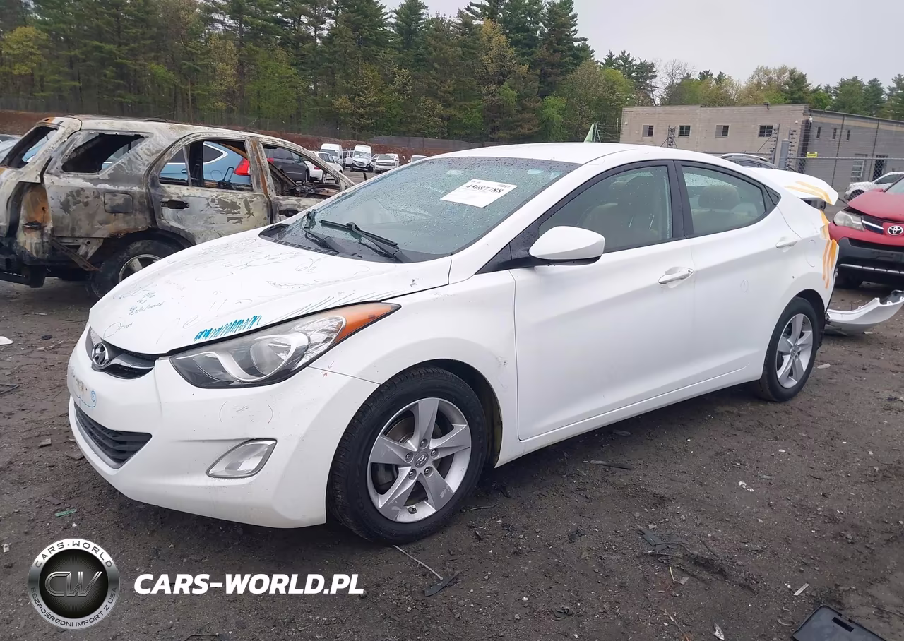 2013 Hyundai Elantra Gls VIN:5NPDH4AE4DH212405 - 2