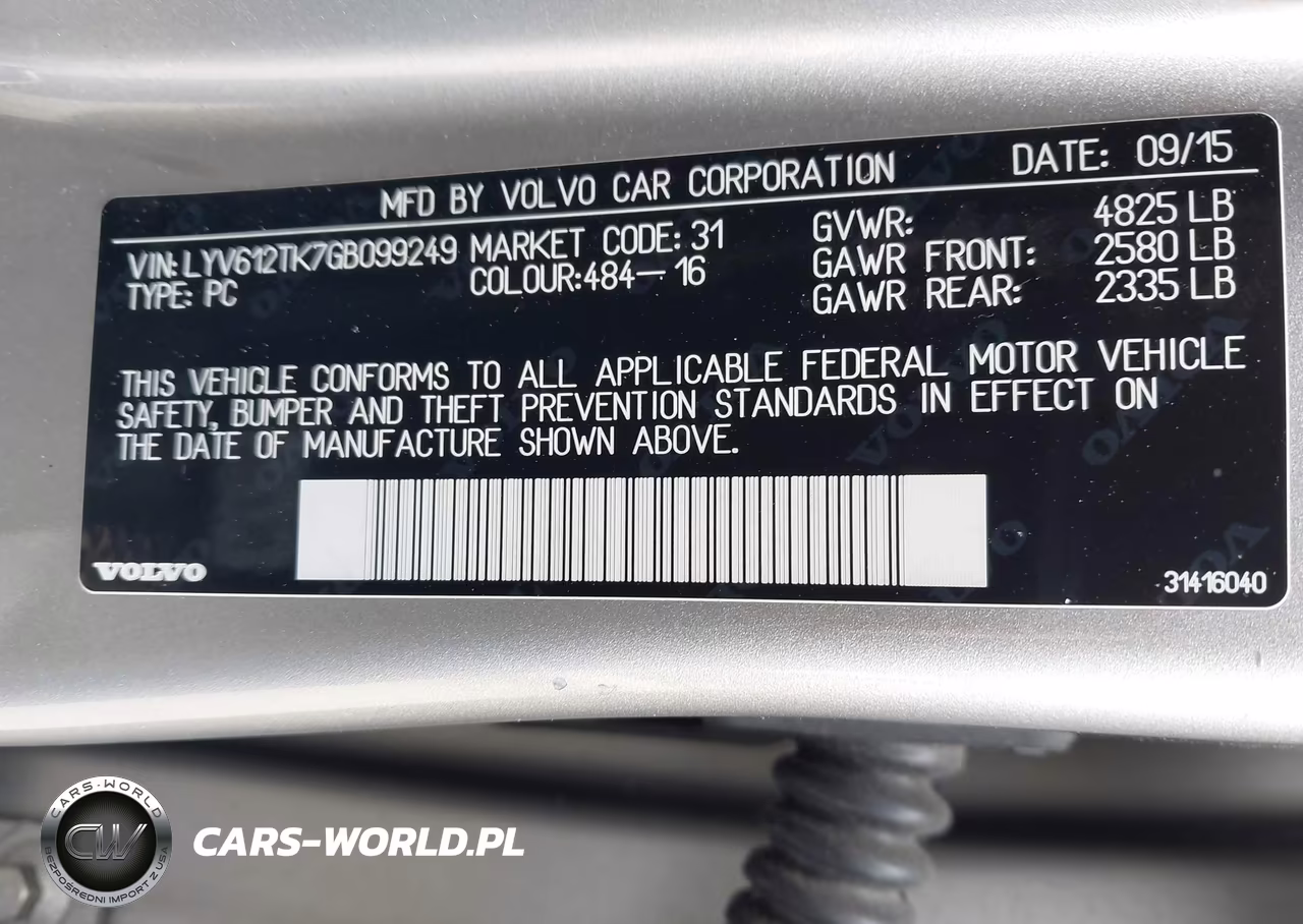 2016 Volvo S60 Inscription T5 Premier VIN:LYV612TK7GB099249 - 9