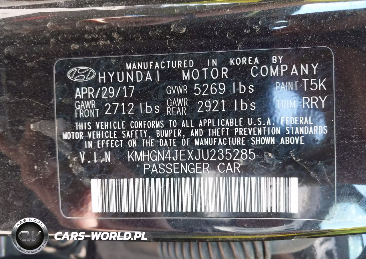 2018 Genesis G80 3.8 VIN:KMHGN4JEXJU235285 - 9