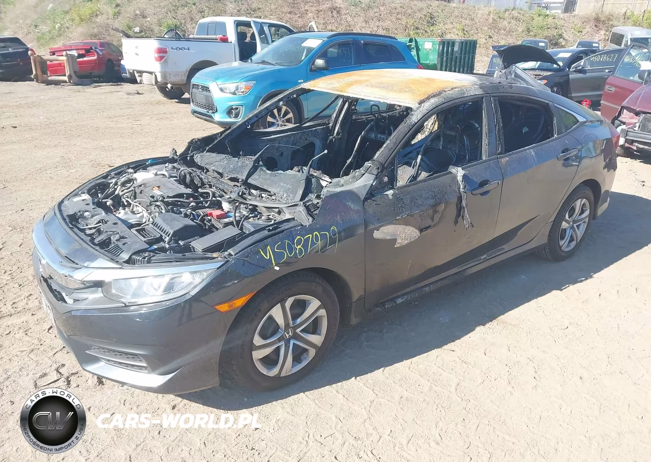 2018 HONDA CIVIC LX VIN:19XFC2F53JE205188 - 2