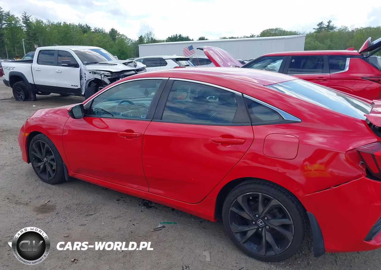 2019 Honda Civic Sport VIN:2HGFC2F89KH508588 - 14