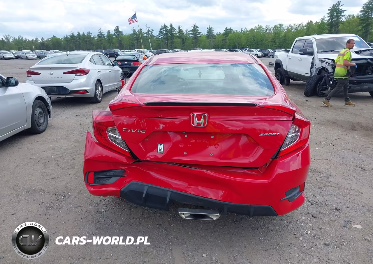 2019 Honda Civic Sport VIN:2HGFC2F89KH508588 - 16