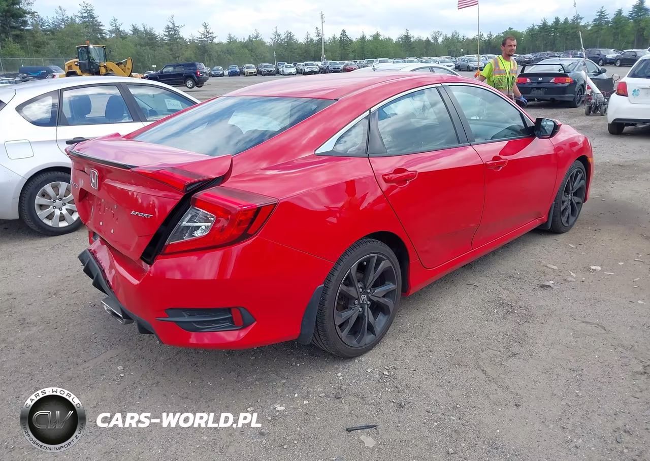 2019 Honda Civic Sport VIN:2HGFC2F89KH508588 - 4
