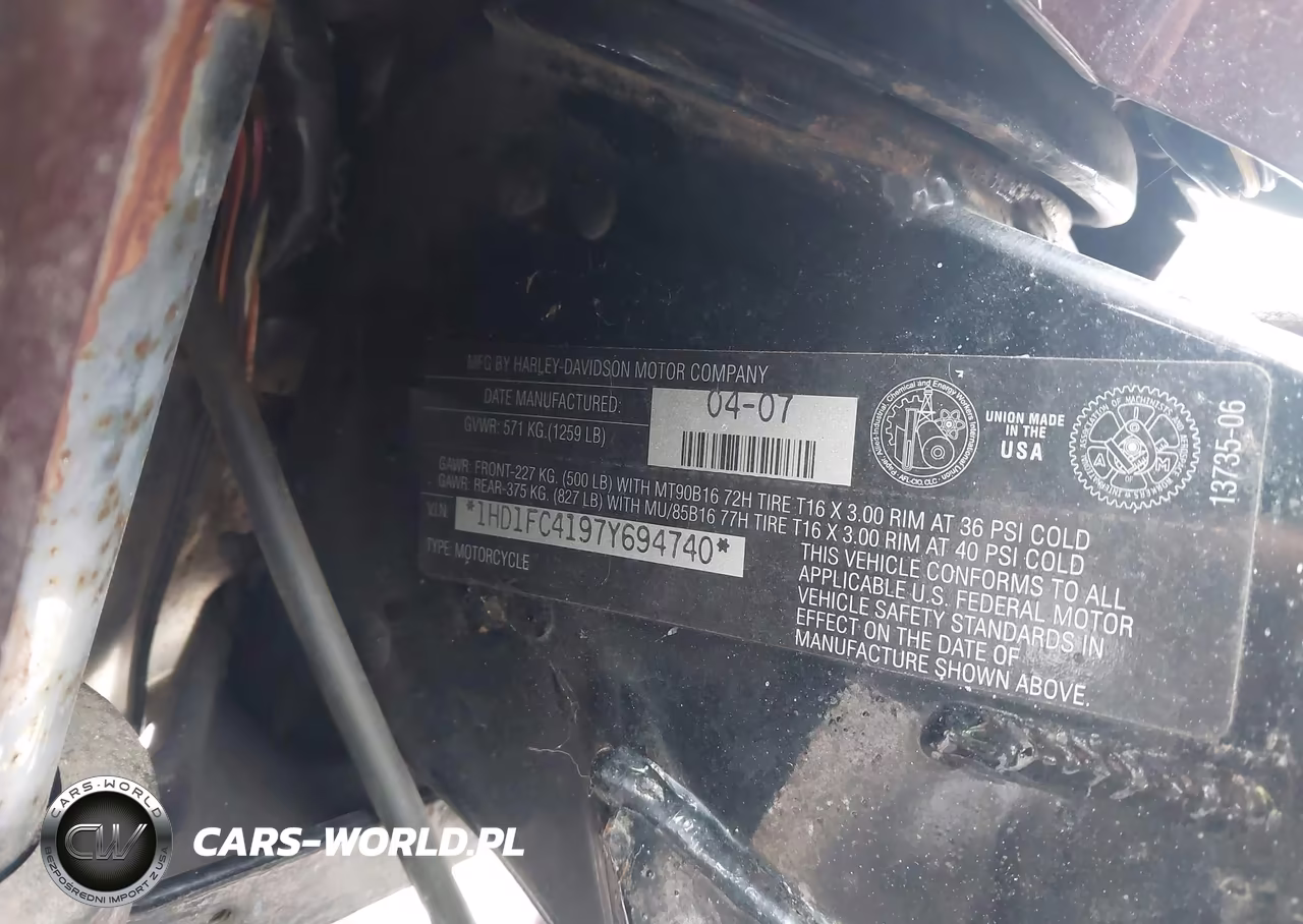 2007 Harley-Davidson Flhtcui VIN:1HD1FC4197Y694740 - 10