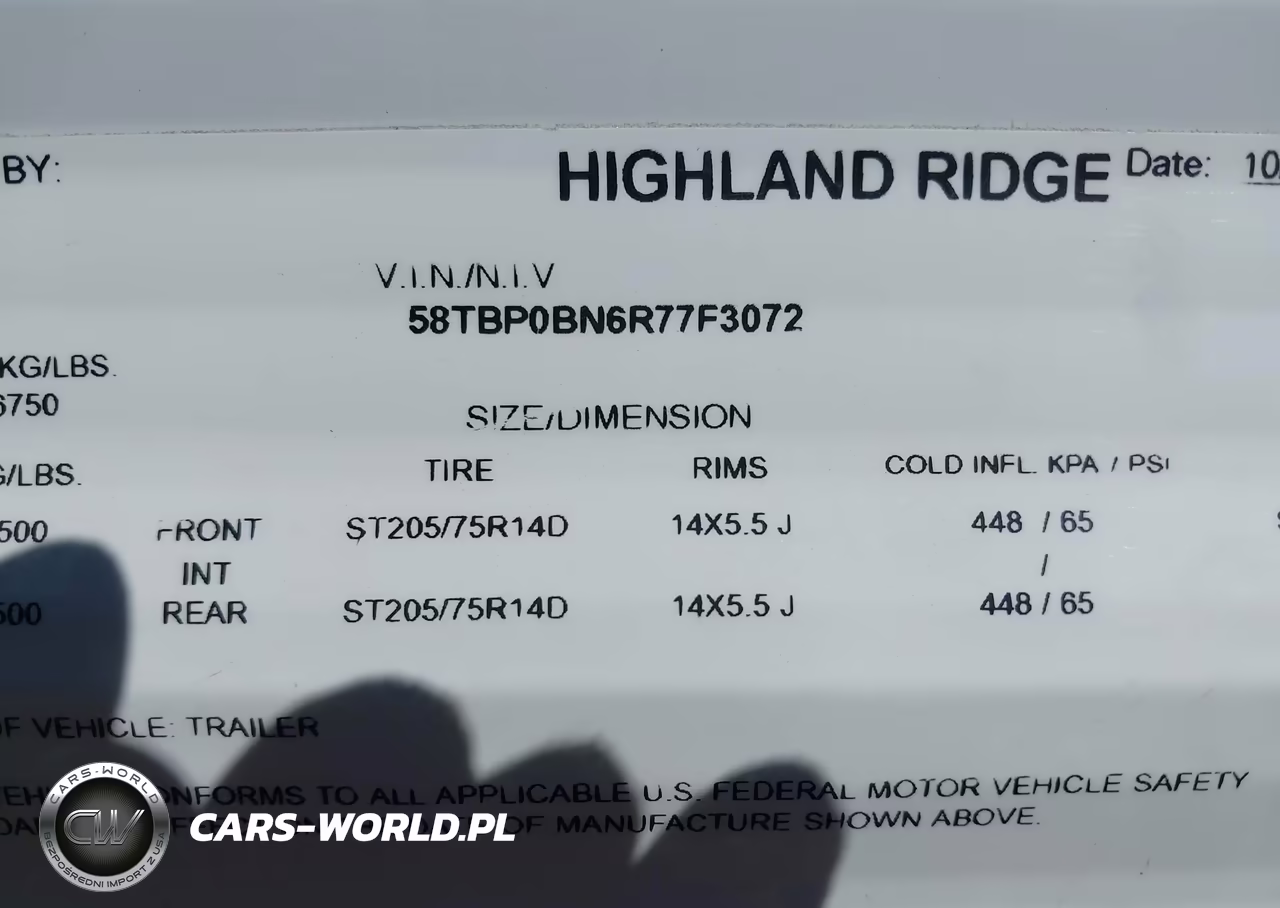 2024 Highland Ridge 26Bhw VIN:58TBP0BN6R77F3072 - 9