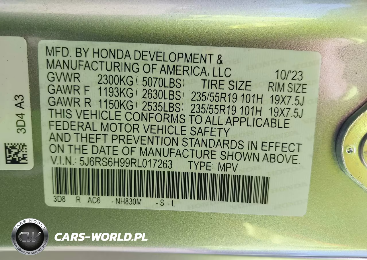 2024 Honda Cr-V Hybrid Sport Touring VIN:5J6RS6H99RL017263 - 9