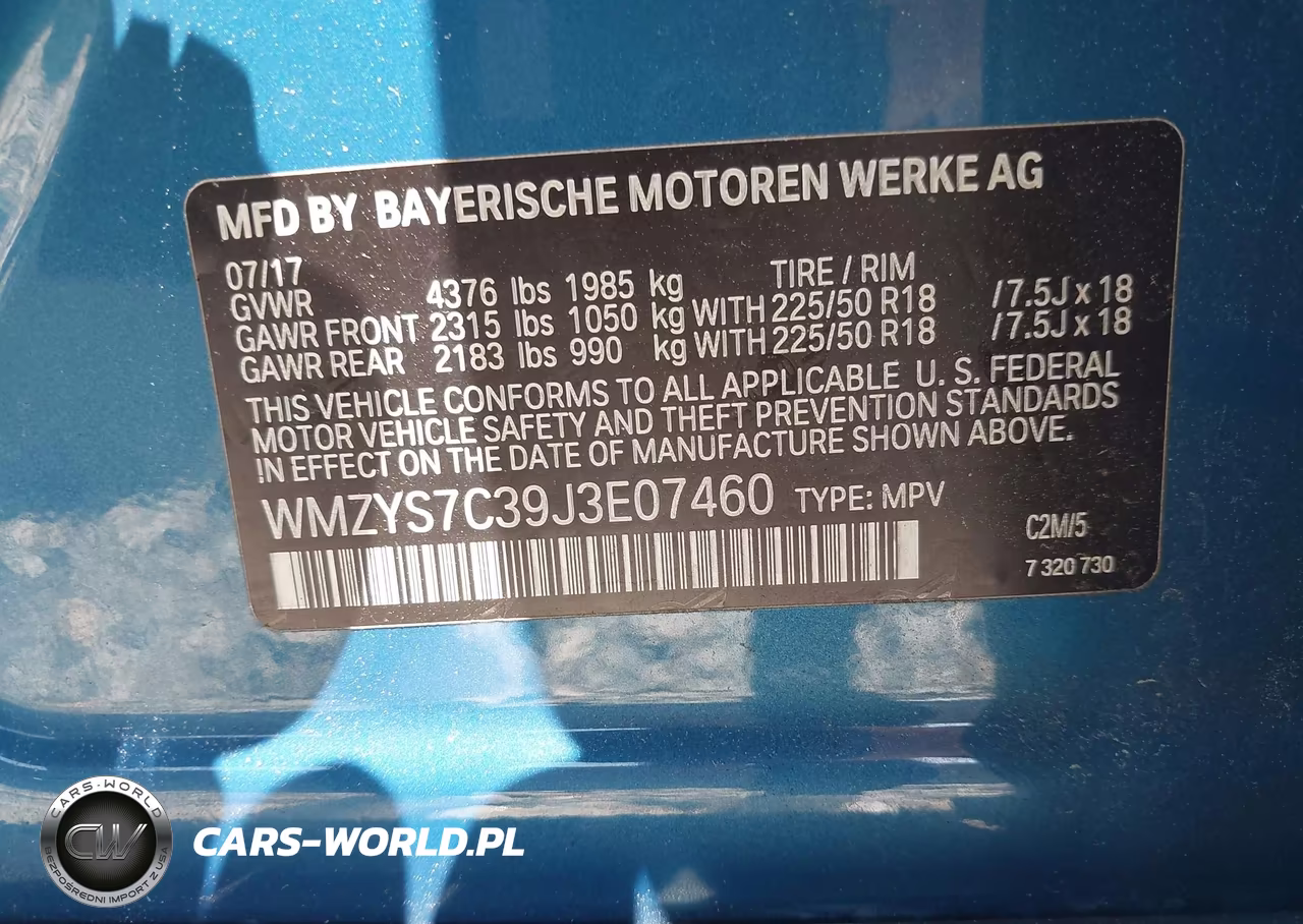 2018 Mini Countryman Cooper VIN:WMZYS7C39J3E07460 - 9