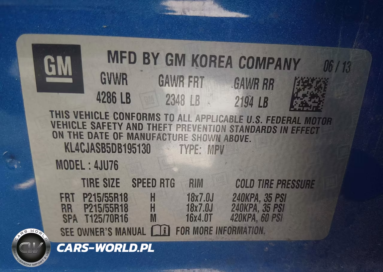 2013 Buick Encore VIN:KL4CJASB5DB195130 - 9