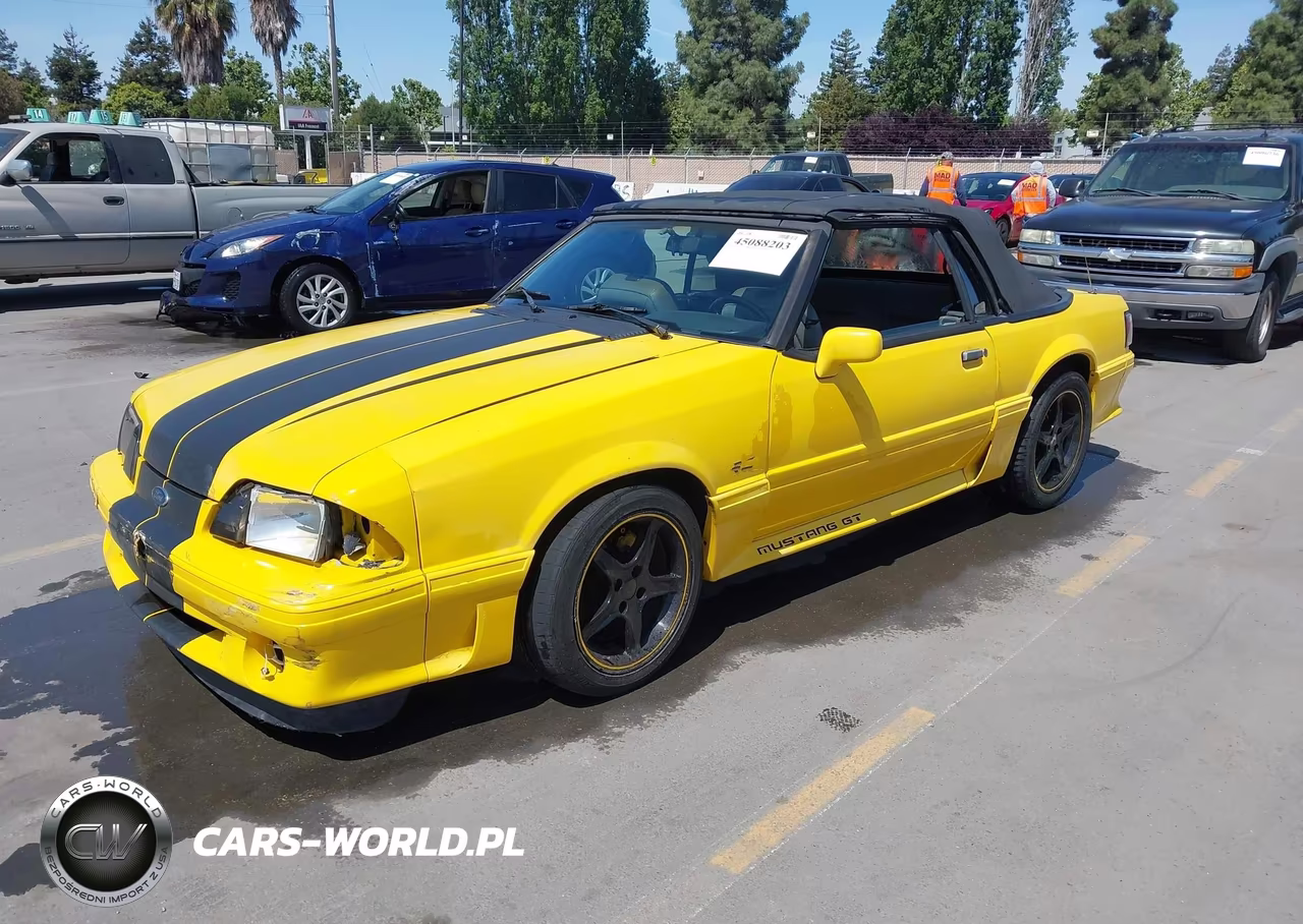 1989 Ford Mustang Gt-Cobra Gt VIN:1FABP45E8KF179667 - 2