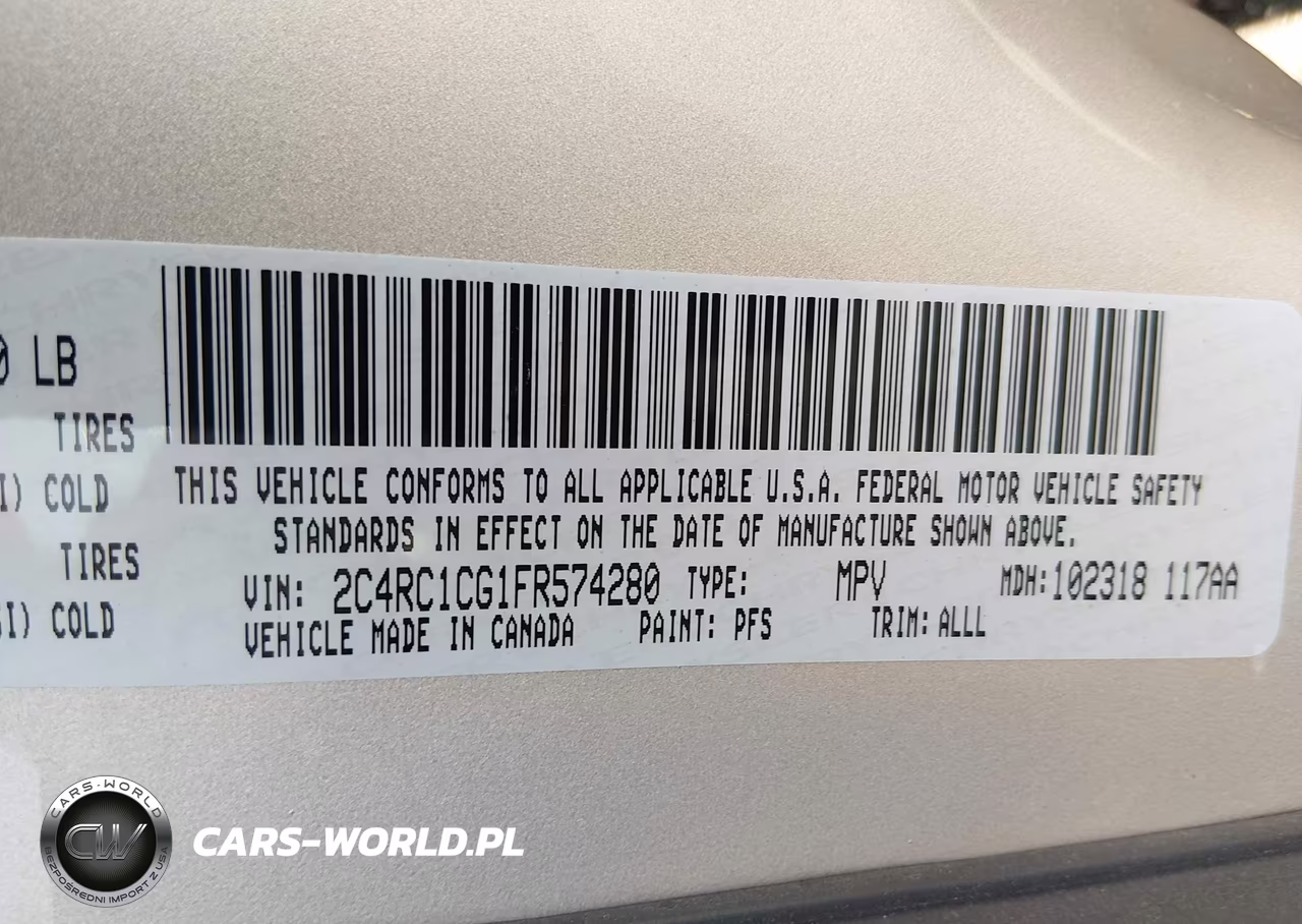 2015 Chrysler Town & Country Touring-L VIN:2C4RC1CG1FR574280 - 9