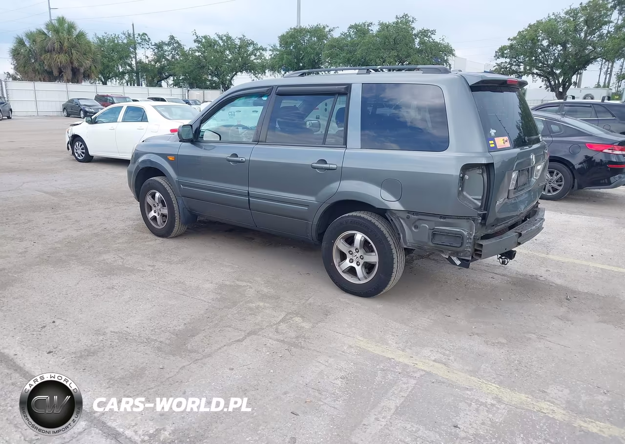 2007 Honda Pilot Ex-L VIN:5FNYF18527B029003 - 3