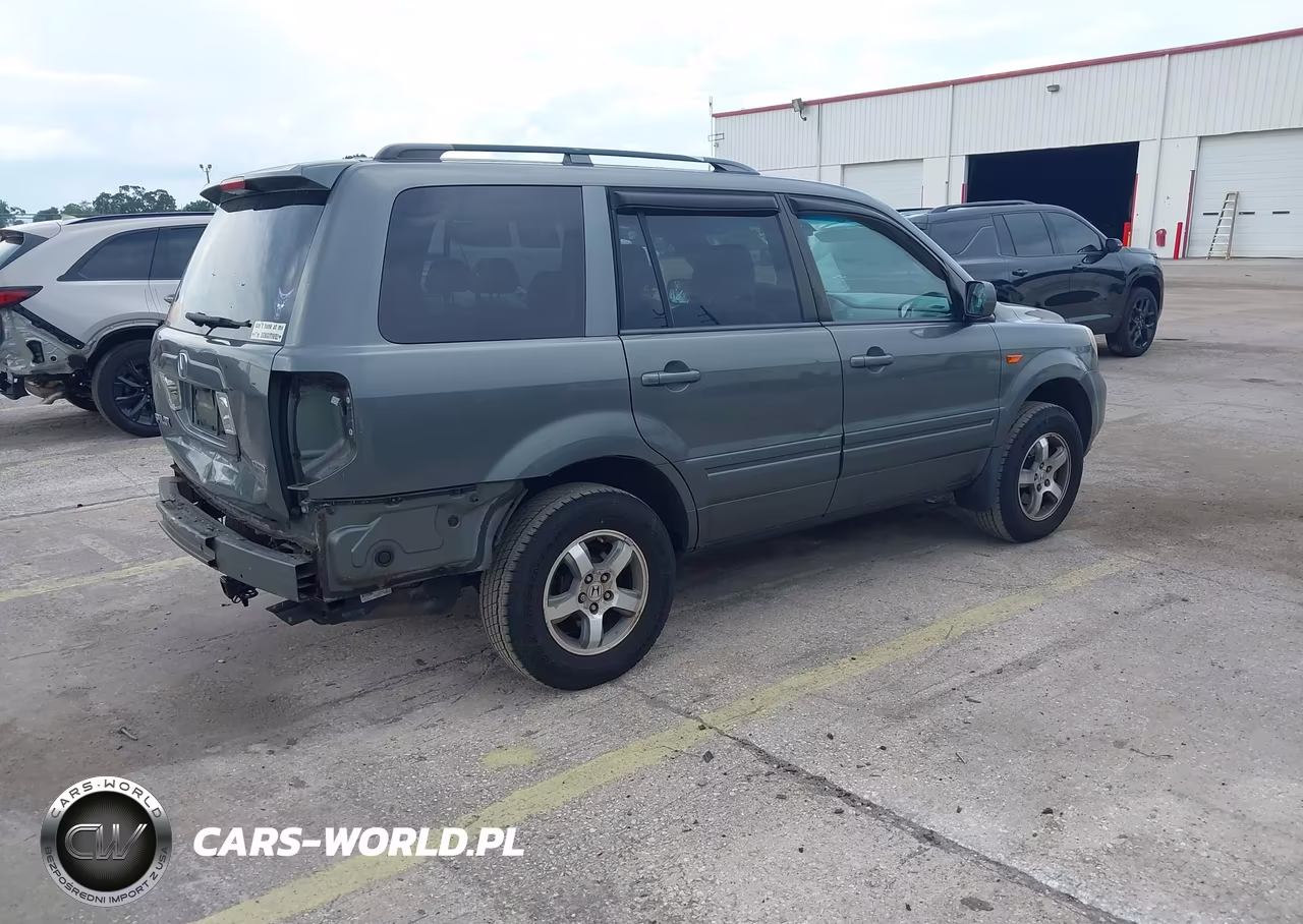2007 Honda Pilot Ex-L VIN:5FNYF18527B029003 - 4