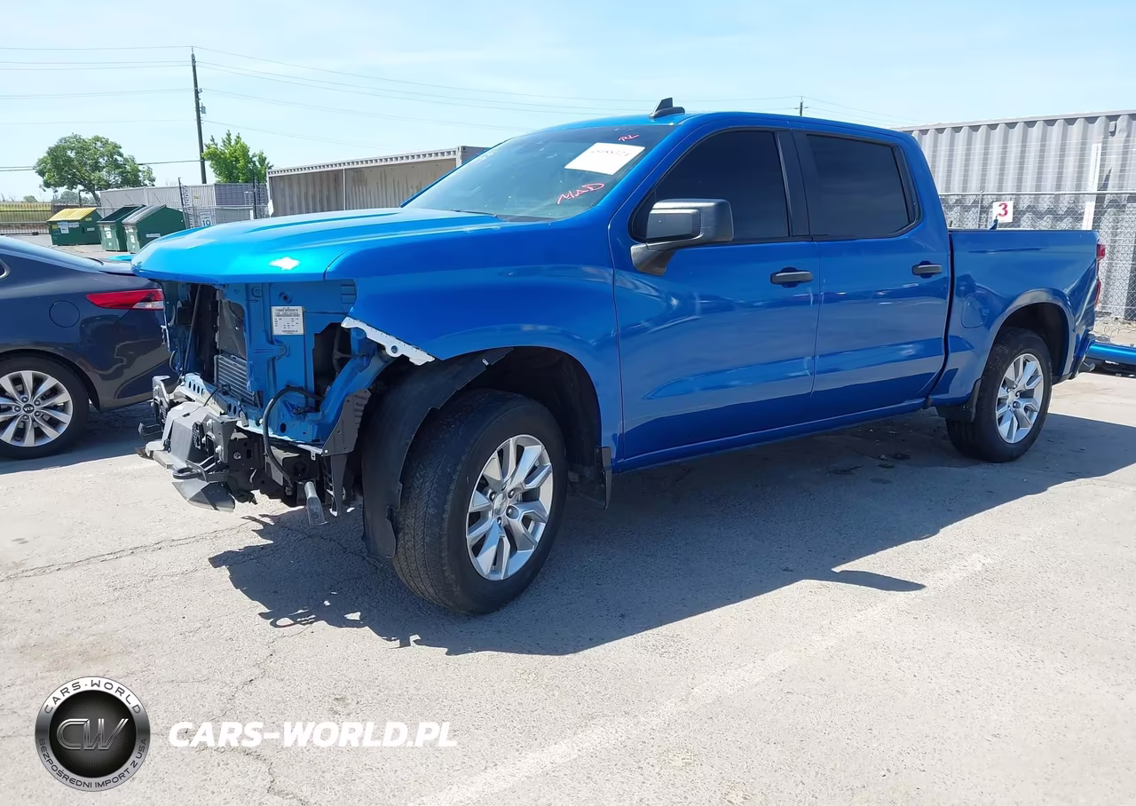 2023 Chevrolet Silverado 1500 2Wd Short Bed Custom VIN:3GCPABEK9PG193630 - 2