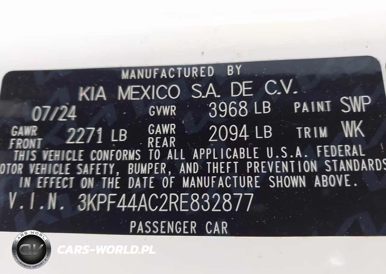 2024 Kia Forte Gt VIN:3KPF44AC2RE832877 - 9