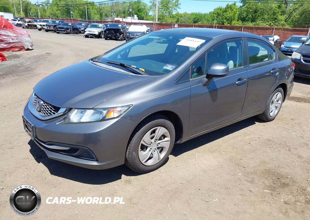 2013 Honda Civic Lx VIN:2HGFB2F51DH551687 - 2