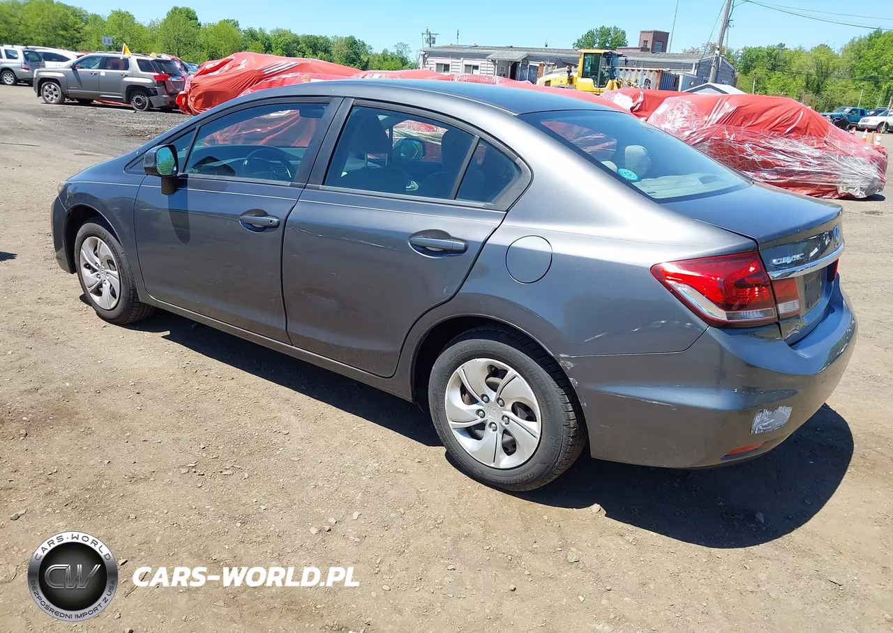 2013 Honda Civic Lx VIN:2HGFB2F51DH551687 - 3