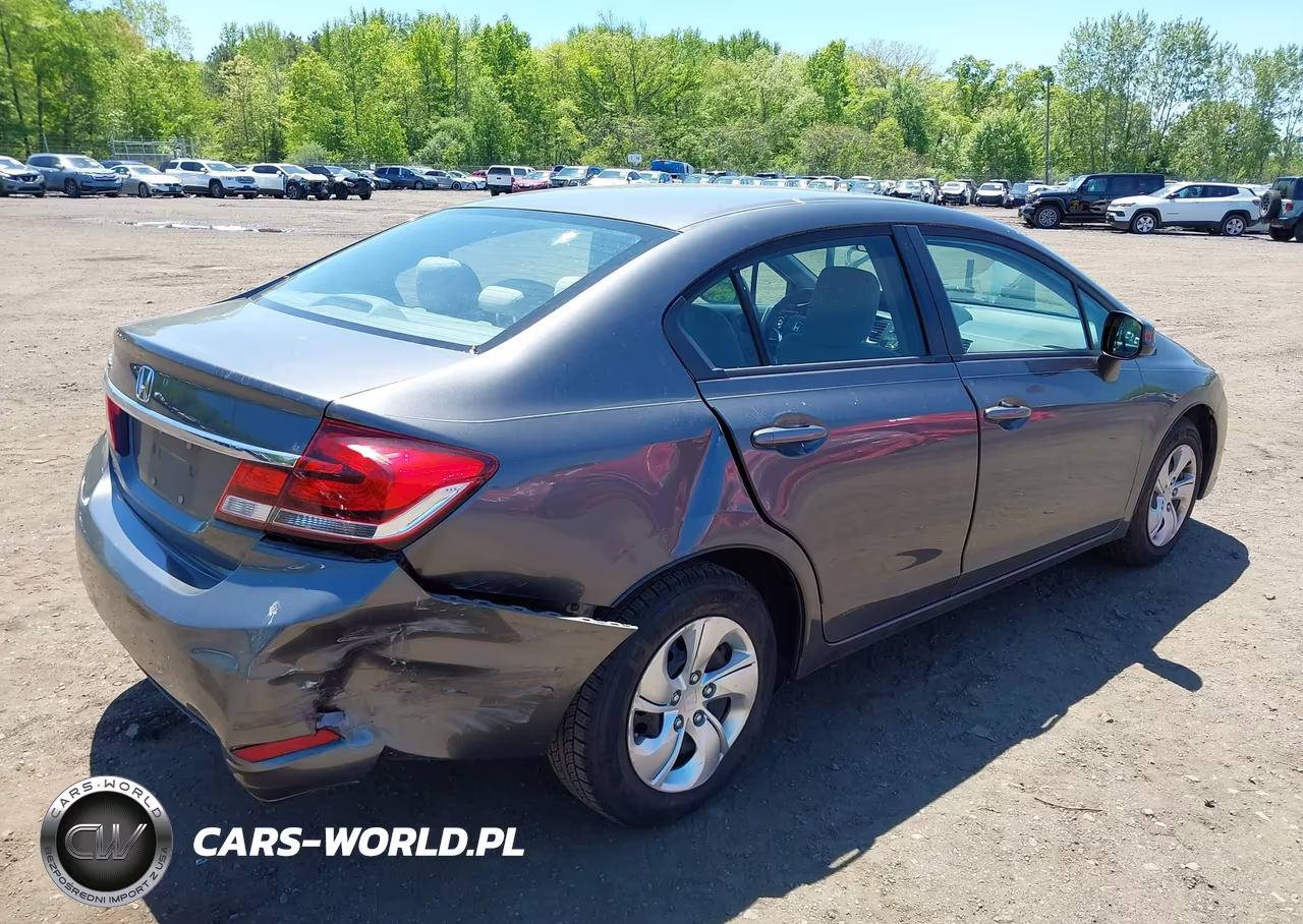 2013 Honda Civic Lx VIN:2HGFB2F51DH551687 - 6