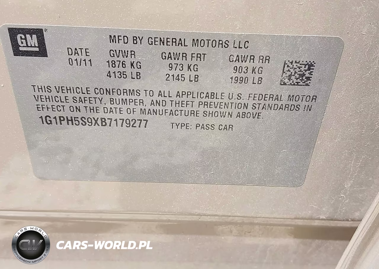 2011 Chevrolet Cruze Ltz VIN:1G1PH5S9XB7179277 - 9