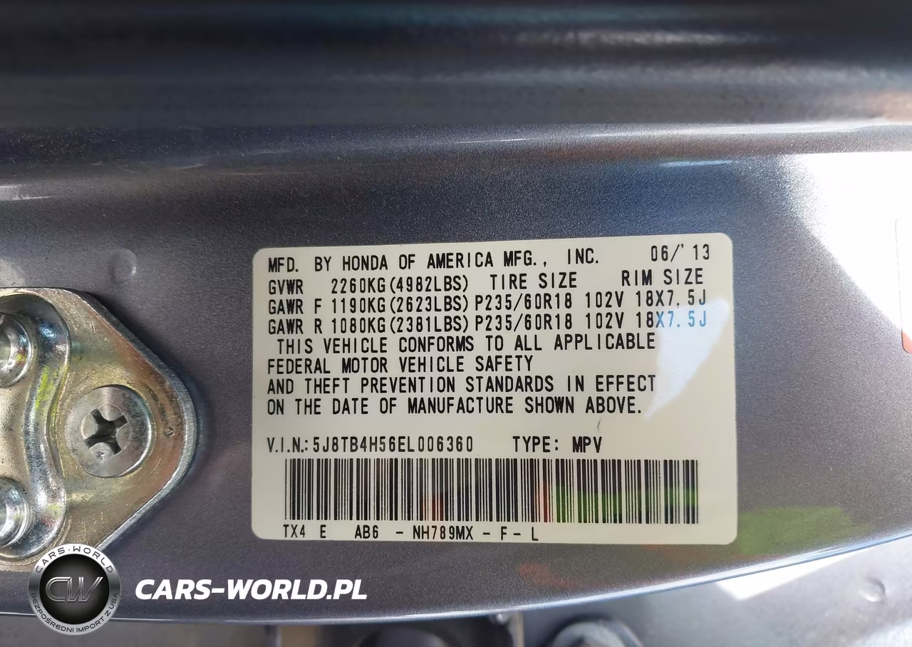 2014 Acura Rdx VIN:5J8TB4H56EL006360 - 9