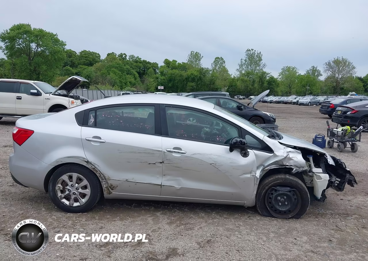 2013 Kia Rio Lx VIN:KNADM4A36D6178324 - 13