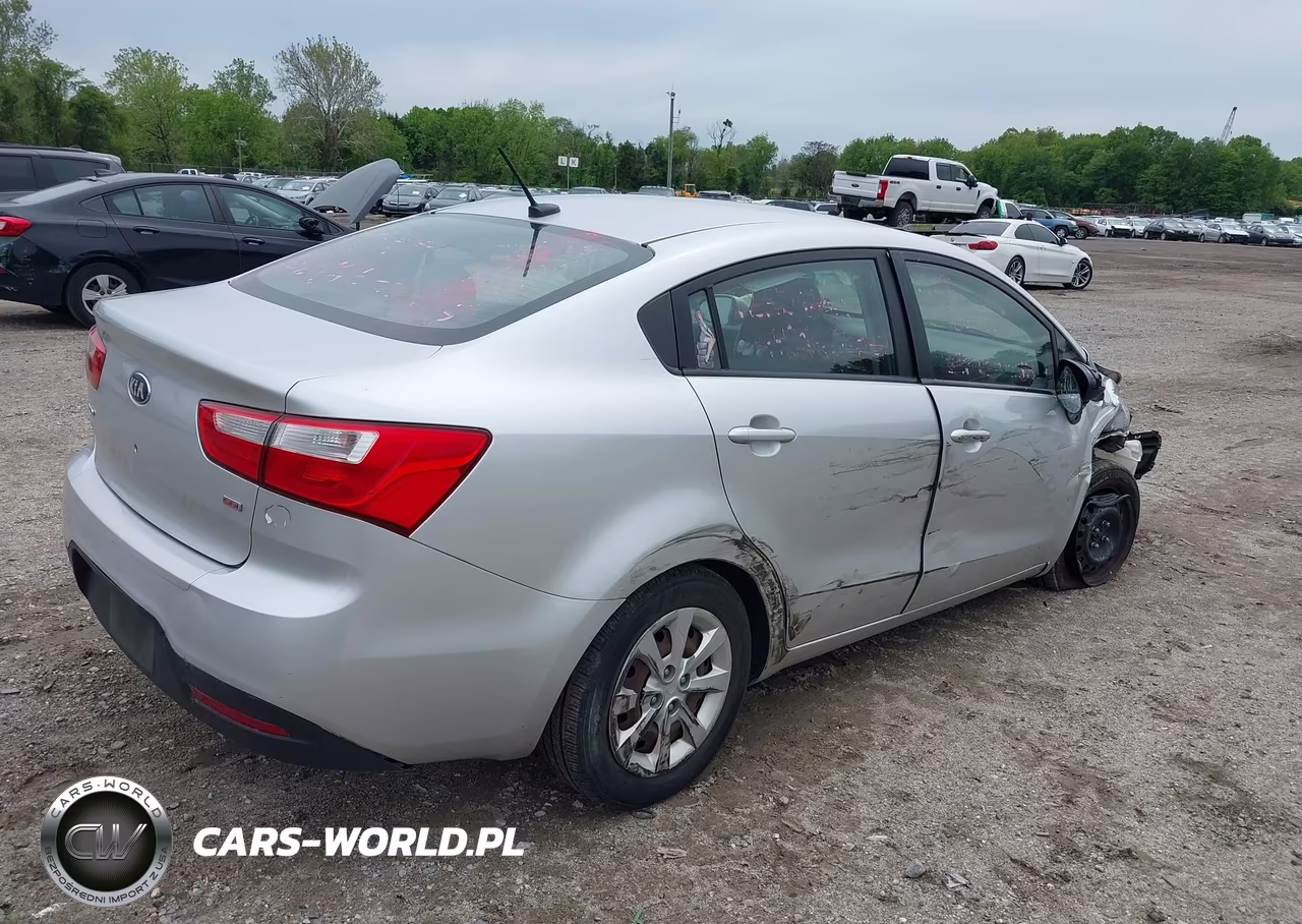 2013 Kia Rio Lx VIN:KNADM4A36D6178324 - 4