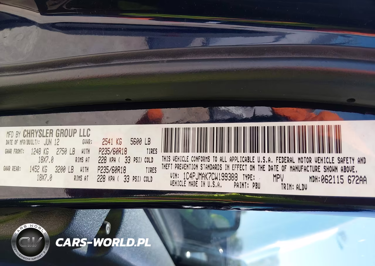 2012 Jeep Liberty Sport VIN:1C4PJMAK7CW199388 - 9