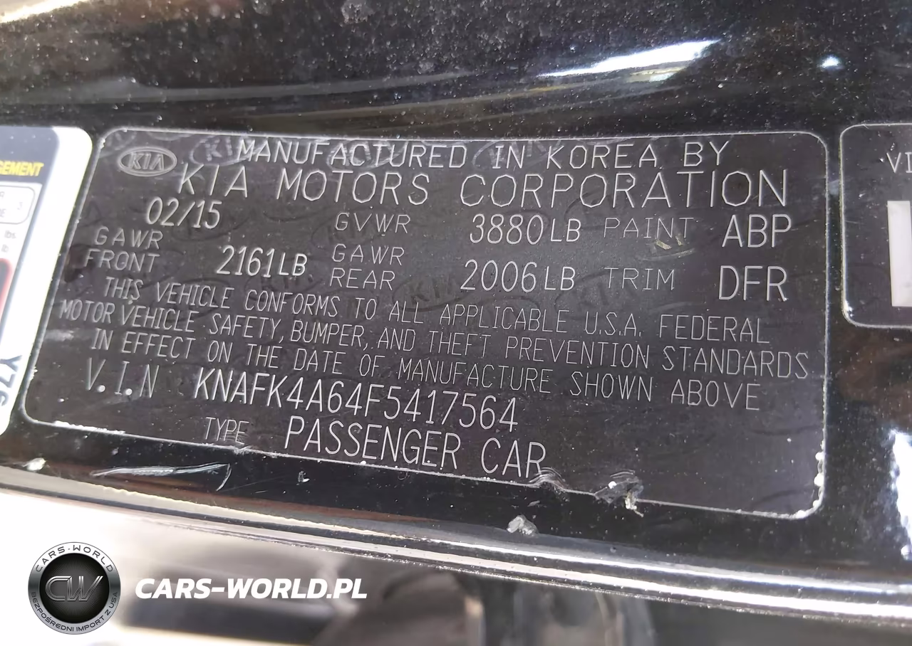 2015 Kia Forte Lx VIN:KNAFK4A64F5417564 - 9