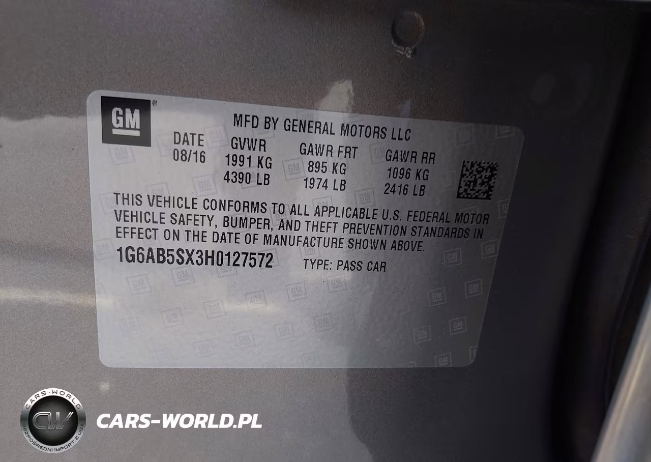 2017 Cadillac Ats Luxury VIN:1G6AB5SX3H0127572 - 9