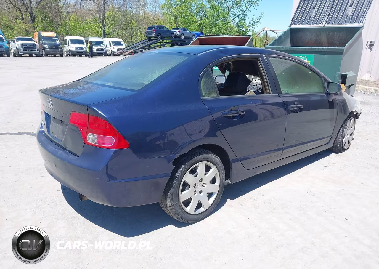 2007 Honda Civic Lx VIN:1HGFA16577L104348 - 4