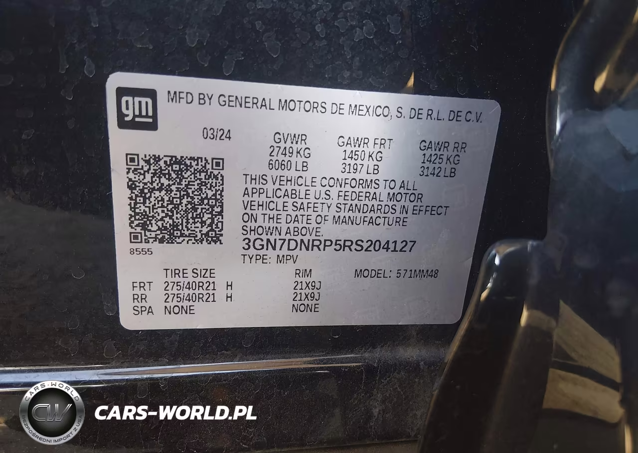 2024 Chevrolet Equinox Ev Rs VIN:3GN7DNRP5RS204127 - 9