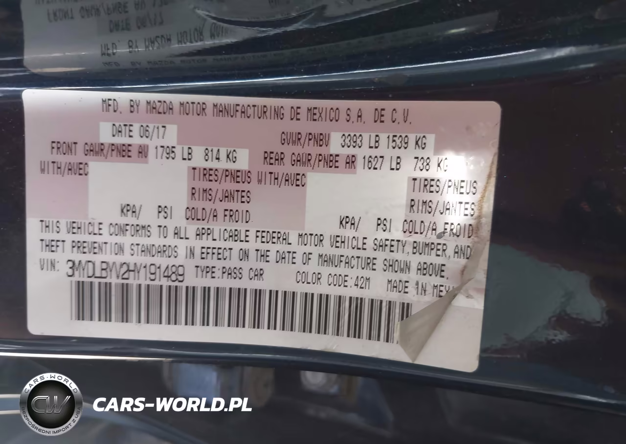 2017 Toyota Yaris Ia VIN:3MYDLBYV2HY191489 - 9