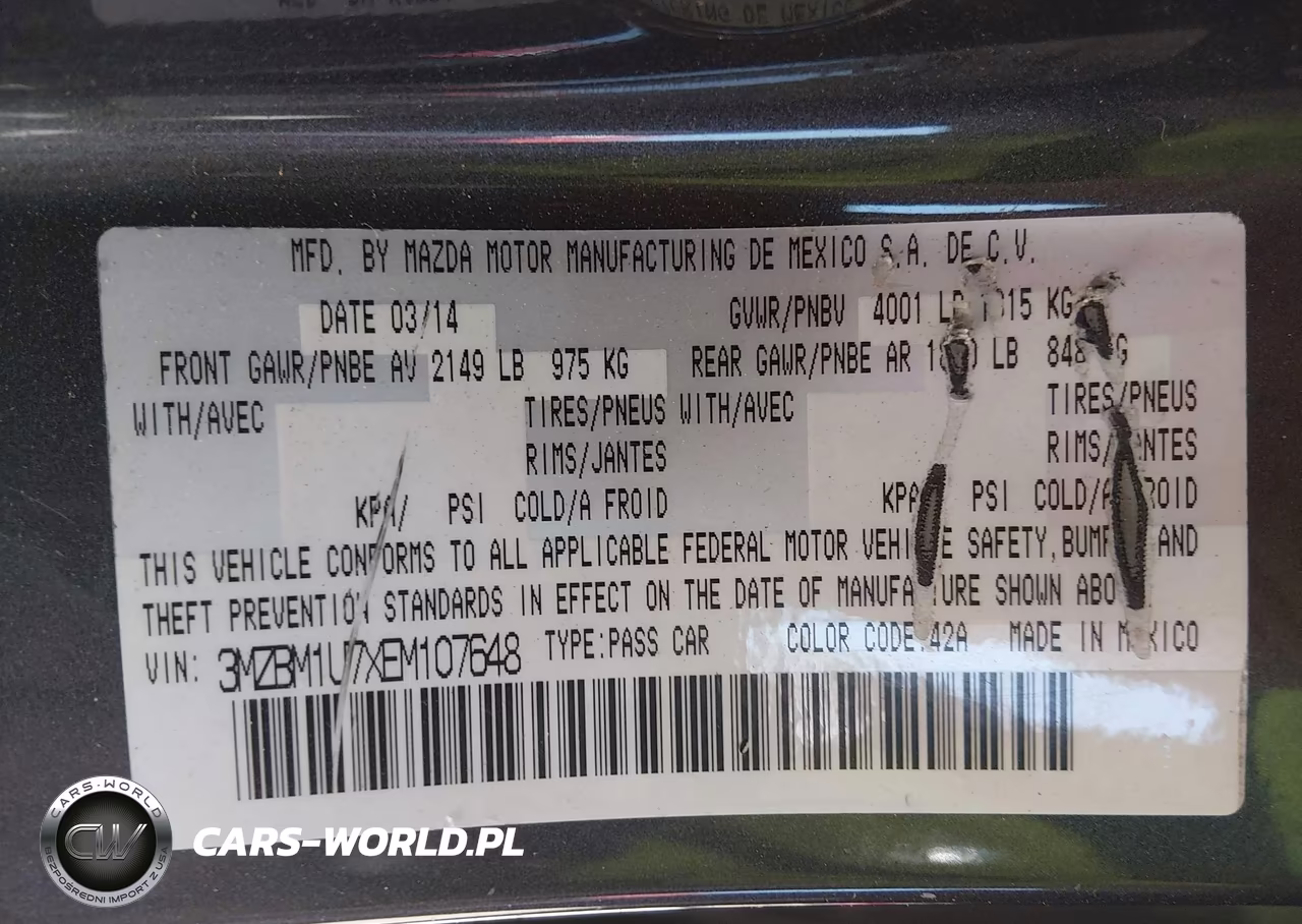 2014 Mazda Mazda3 I Sport VIN:3MZBM1U7XEM107648 - 9