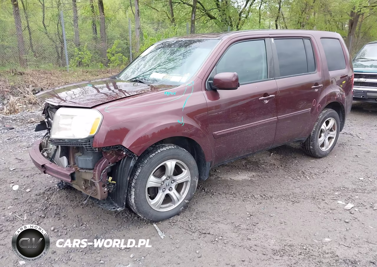 2013 Honda Pilot Ex-L VIN:5FNYF4H50DB033337 - 2