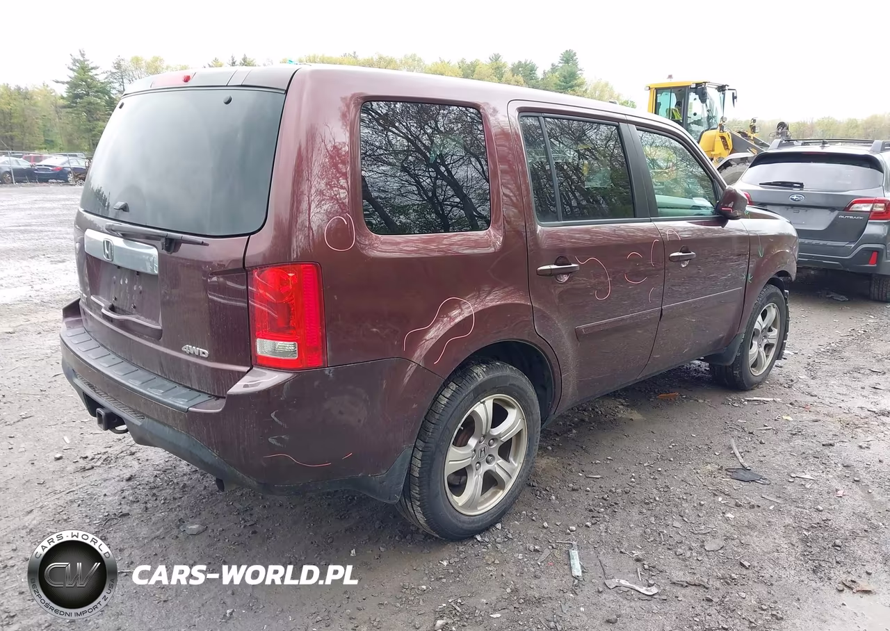 2013 Honda Pilot Ex-L VIN:5FNYF4H50DB033337 - 4