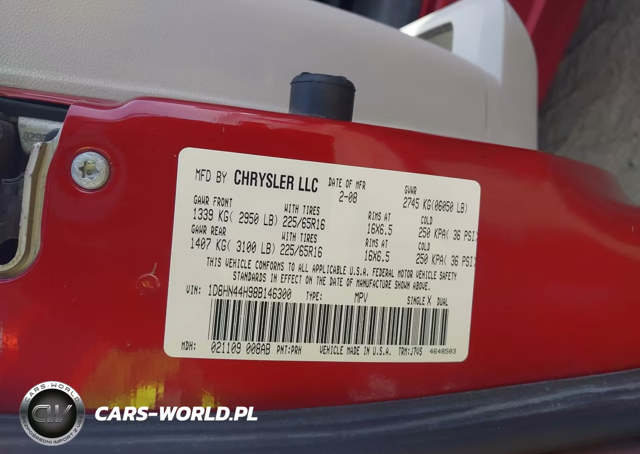 2008 Dodge Grand Caravan Se VIN:1D8HN44H98B146300 - 9