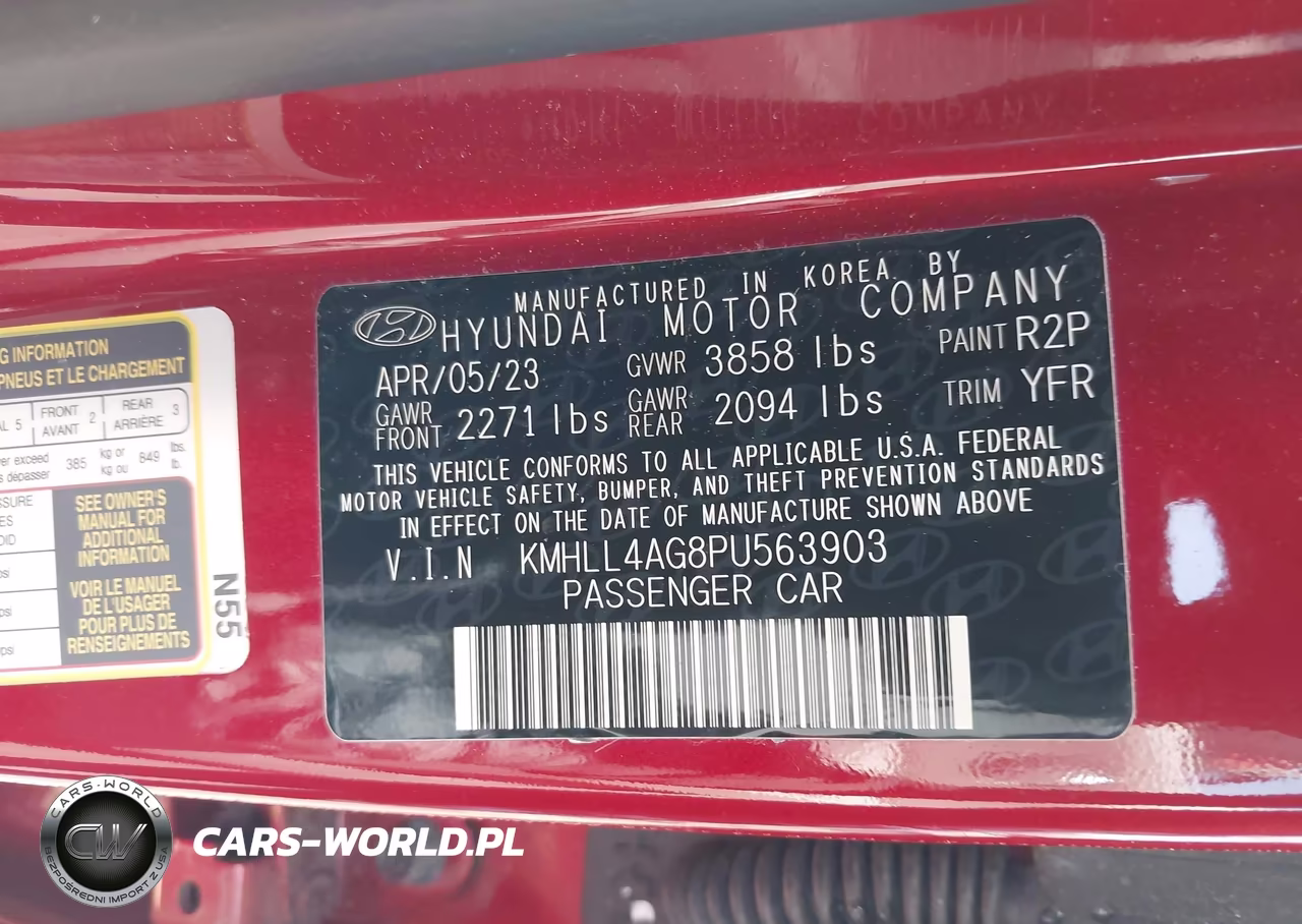 2023 Hyundai Elantra Se VIN:KMHLL4AG8PU563903 - 9