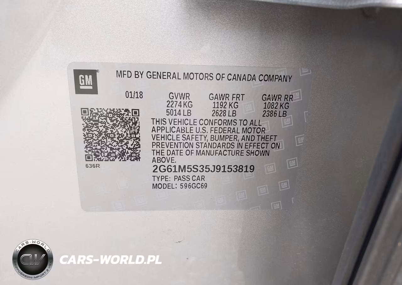 2018 Cadillac Xts Luxury VIN:2G61M5S35J9153819 - 9