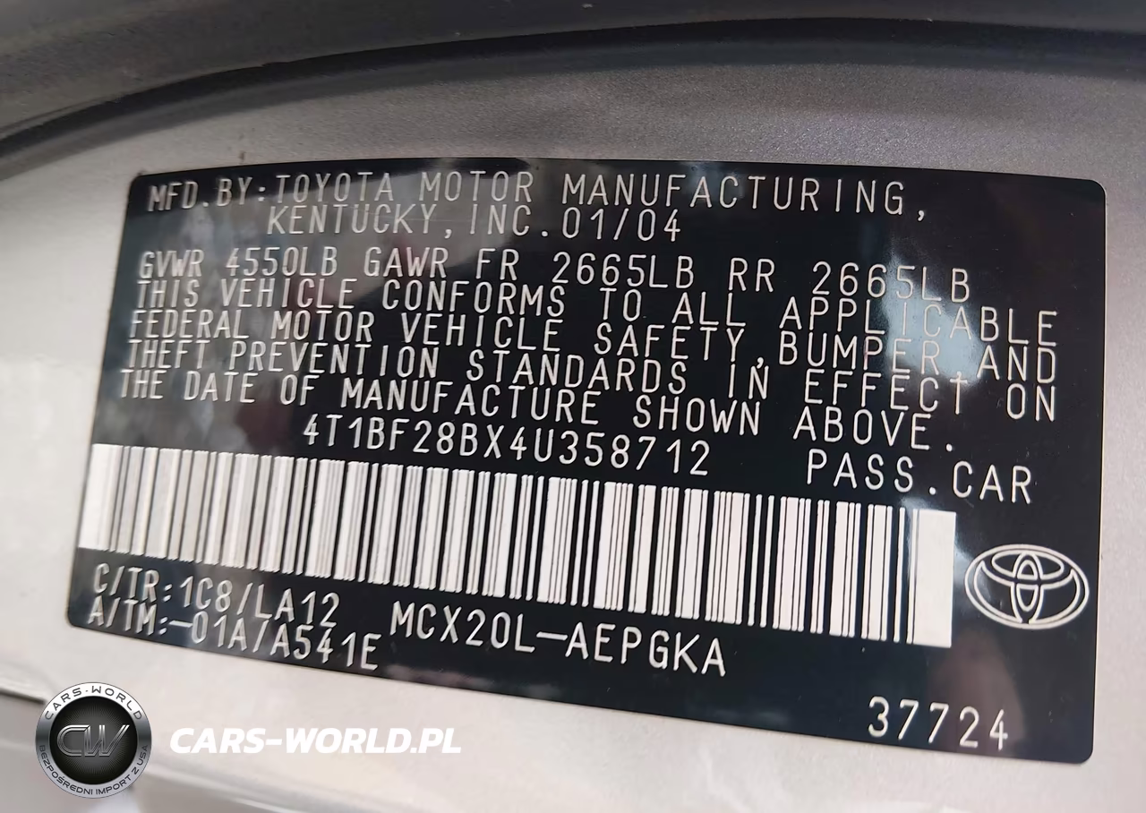2004 Toyota Avalon Xls VIN:4T1BF28BX4U358712 - 9