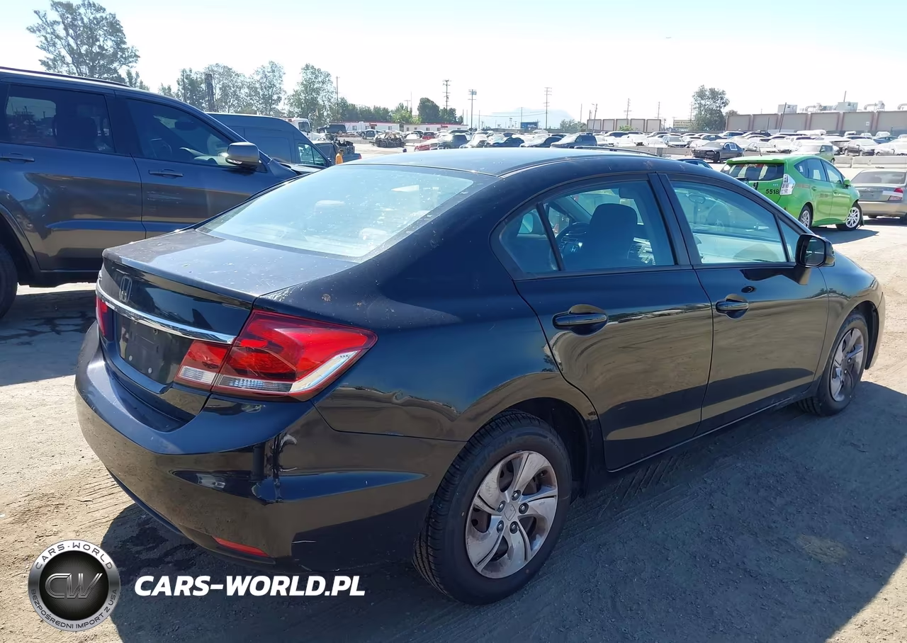 2013 Honda Civic Lx VIN:19XFB2F52DE295523 - 4