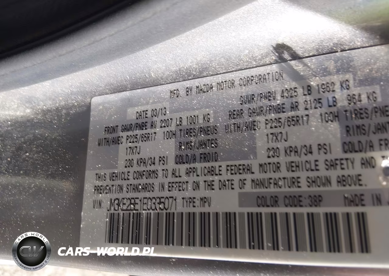 2014 Mazda Cx-5 Sport VIN:JM3KE2BE1E0335071 - 9