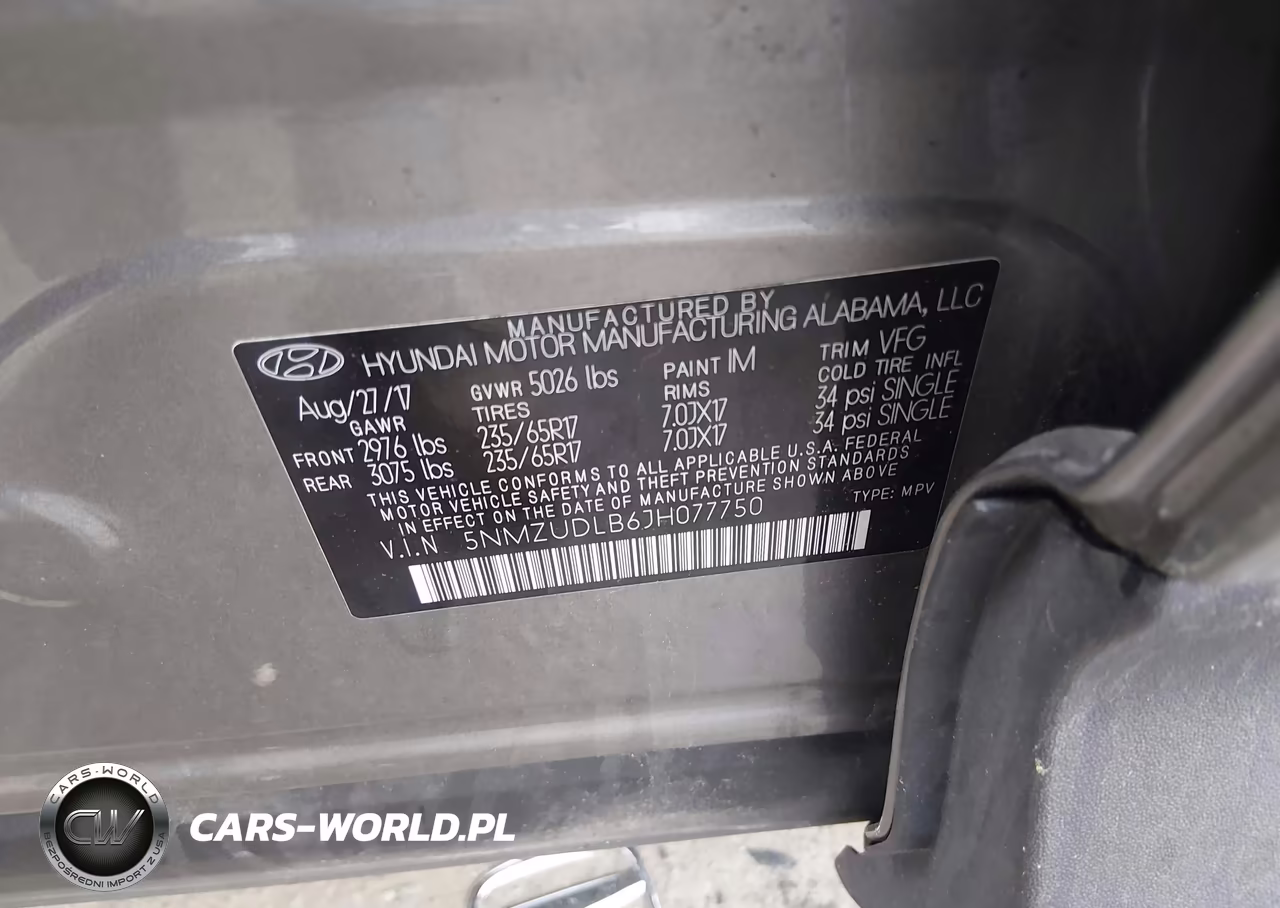 2018 Hyundai Santa Fe Sport 2.4L VIN:5NMZUDLB6JH077750 - 9
