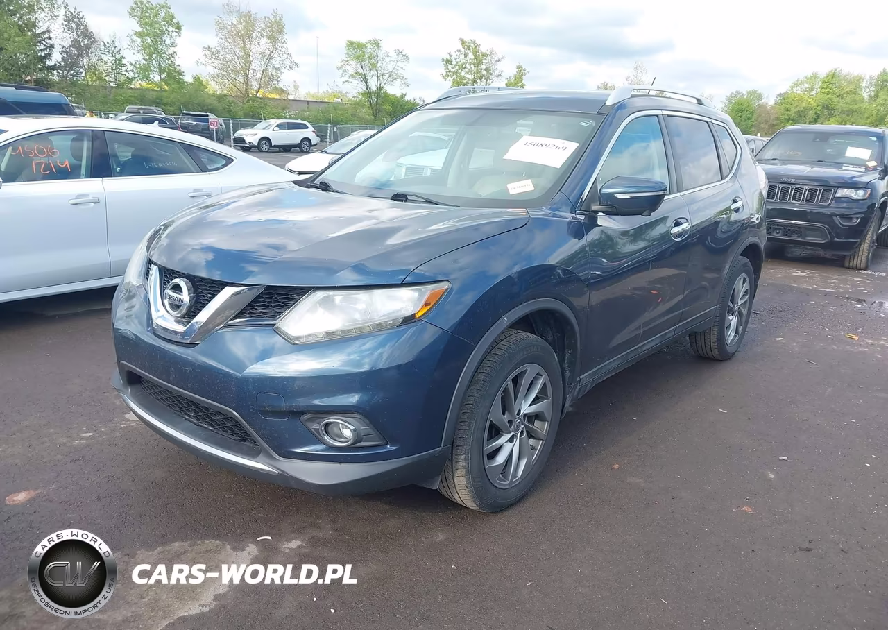 2015 Nissan Rogue Sl VIN:5N1AT2MV7FC808510 - 2